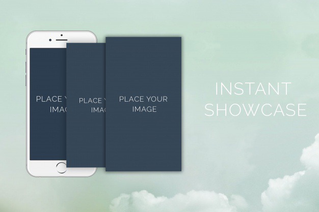 Mobile phone mock up with clouds Free Psd. See more inspiration related to Mockup, Template, Phone, Mobile, Web, Website, Clouds, Mock up, Templates, Website template, Mockups, Up, Web template, Realistic, Real, Web templates, Mock ups, Mock and Ups on Freepik.