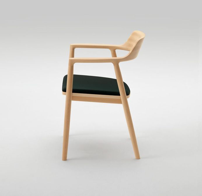 maruni celebrates 90th with chairs by naoto fukasawa and jasper morrison