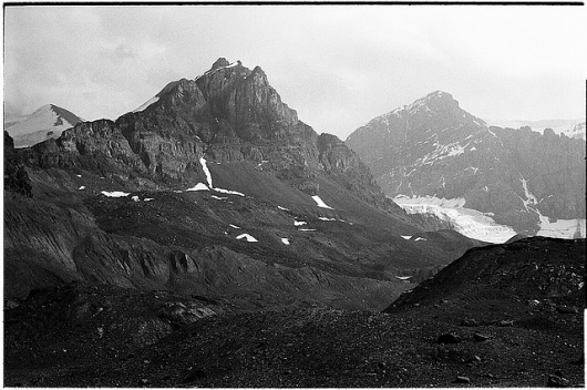 Athabasca Glacier Area | Flickr - Photo Sharing! #dave #hill #photography #film #bw