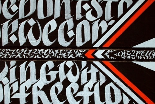 BLAQK #calligraphy #greg #lines #geometry #2012 #blaqk #art #street #papagrigoriou #simek
