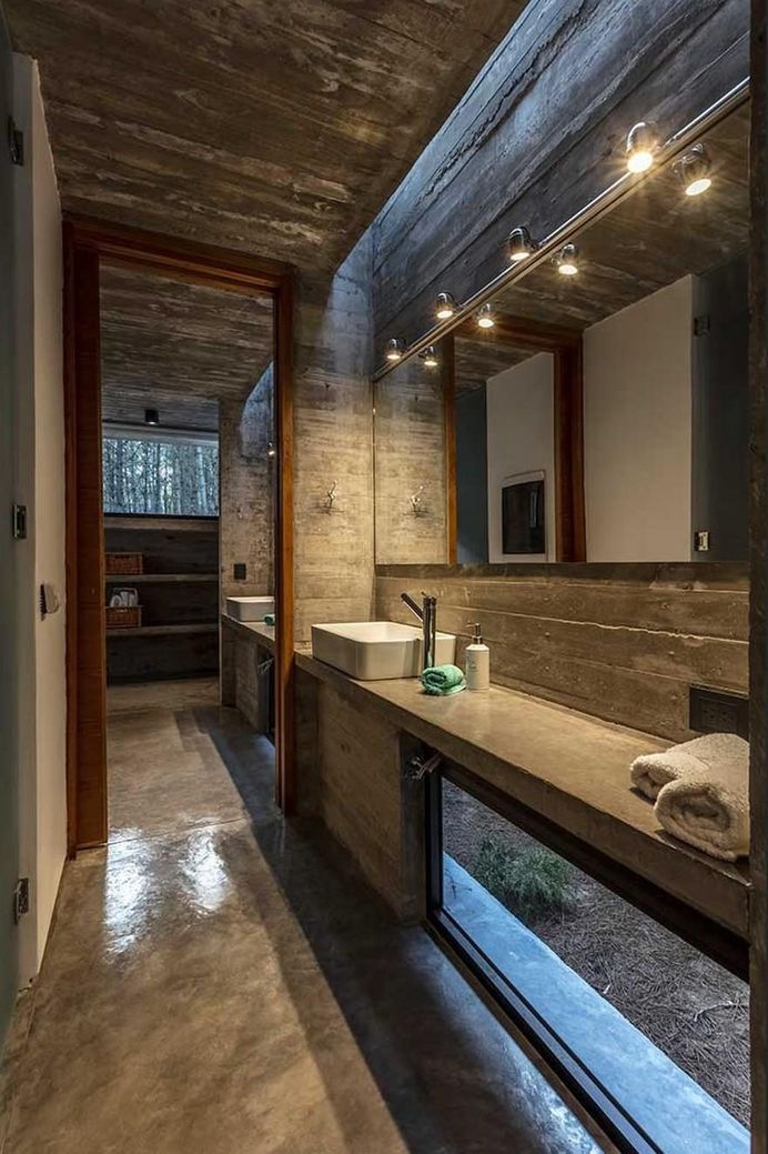 Forest Concrete House by Besonias Almeida Arquitectos 12