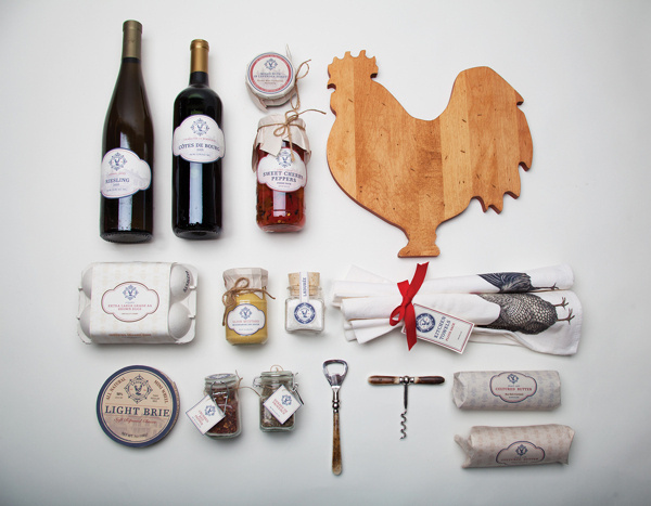 Classic French style deli packaging #deli #packaging #classic #design #french