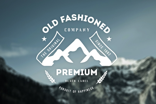 Old Fashion company #logo #vintage #design #badge