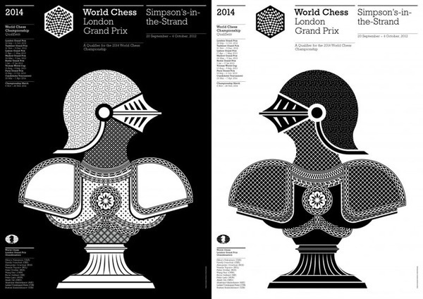 Pentagram #chess #white #branding #world #black #illustration #and