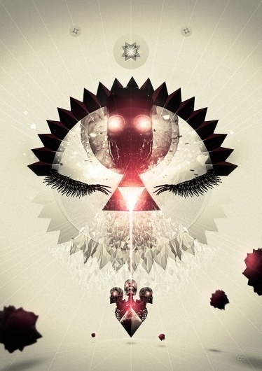 Look on the Behance Network #illustration #surrealism #geometric