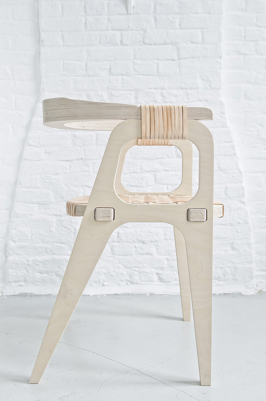 A day in the land of nobody - "Bind/B1" Chair by Jessy Van Durme #product #furniture #design #wood