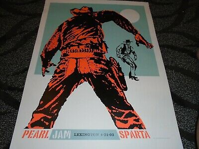 Pearl Jam 2013 Lexington KY 4/21/03 Ames Brothers Concert Poster • 66.00$
