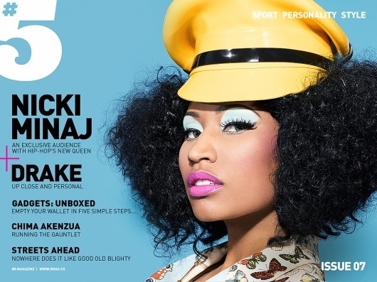 Nicki Minaj #nick #page #design #cover #grid #layout #minas