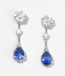 Brilliant Sapphire Earrings