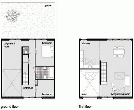 Dezeen » Blog Archive » V-House by GAAGA #houses #drawings #architecture #plans