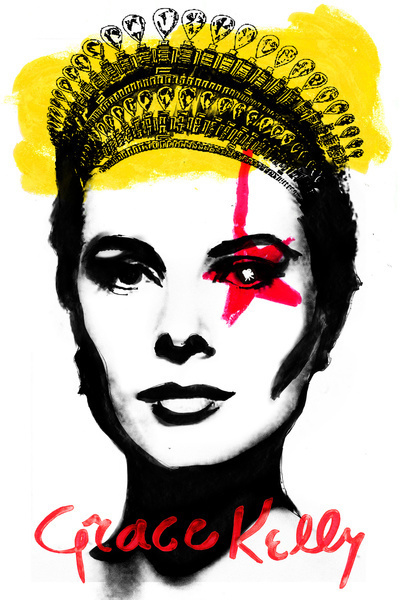 Art Print #celebrity #princess #monaco #grace #kelly #star #poster