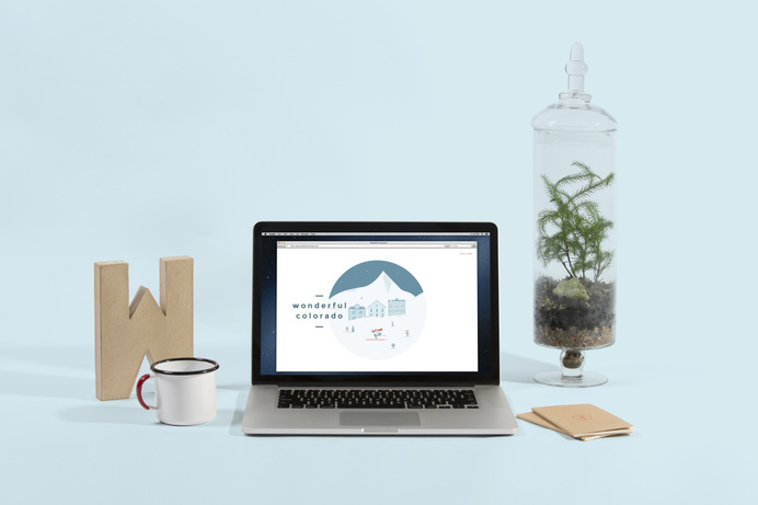 scene #desktop #design #scene #monitor #holiday #web