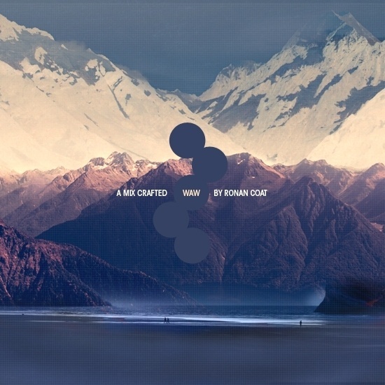 DesignersMX: Where Are We by Ron #ocean #circles #type #mountains #mix
