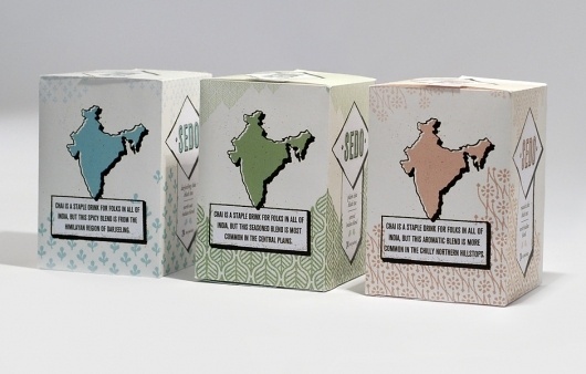 SEDO Tea - Dustin Borowski Visual #design #illustration #packaging #tea #india