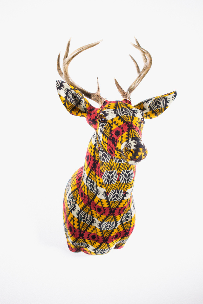 Benny Gold Pendleton Buck by Faraway Lovely #pendleton #deer #antler #benny #lovely #gold #faraway