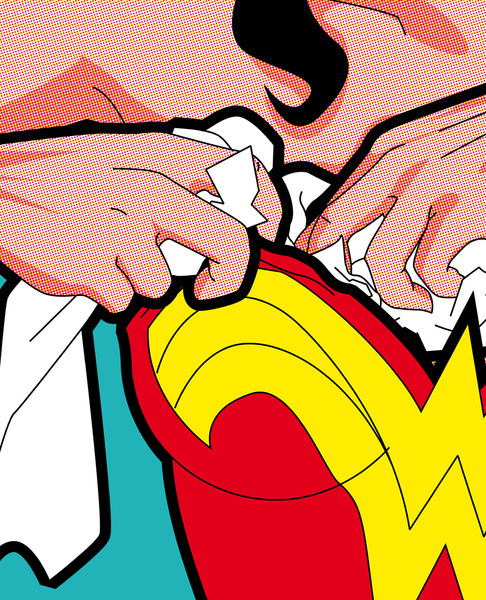 Secret Hero Life Pop icons @ ShockBlast #illustration #superheroes