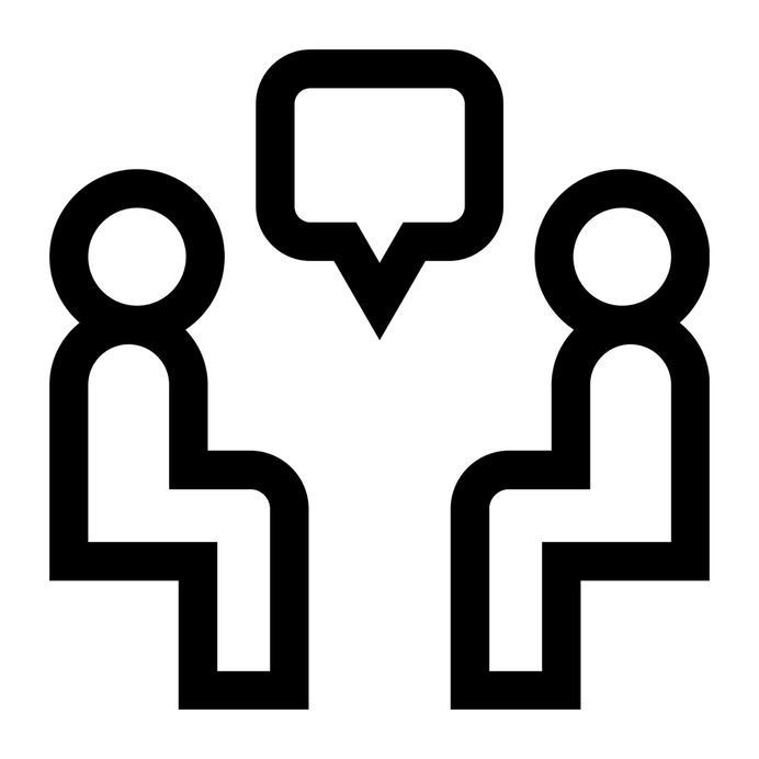See more icon inspiration related to talk, conversation, chat, consultation, consulting, communications, speech bubble, business and people on Flaticon.