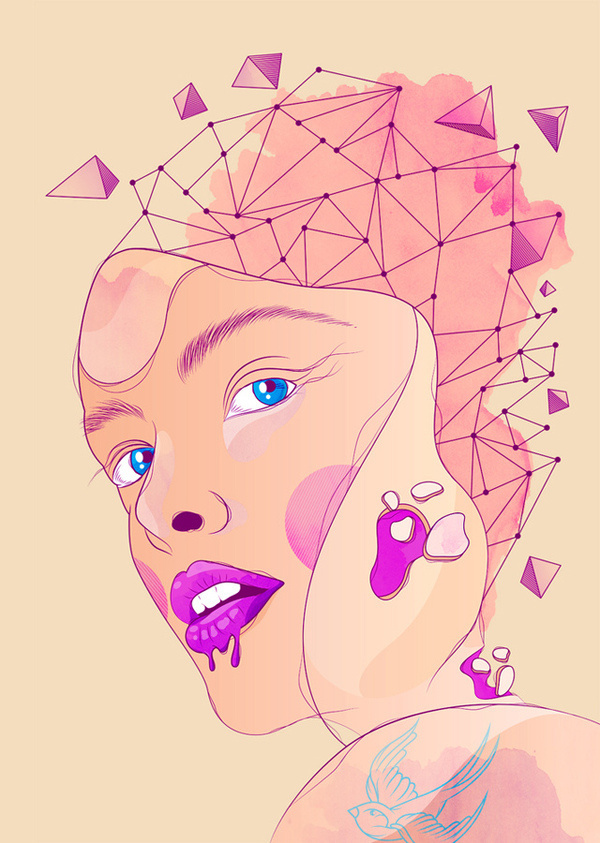 Transmutação, by Matheus Costa #inspiration #creative #abstract #design #graphic #illustration #portrait