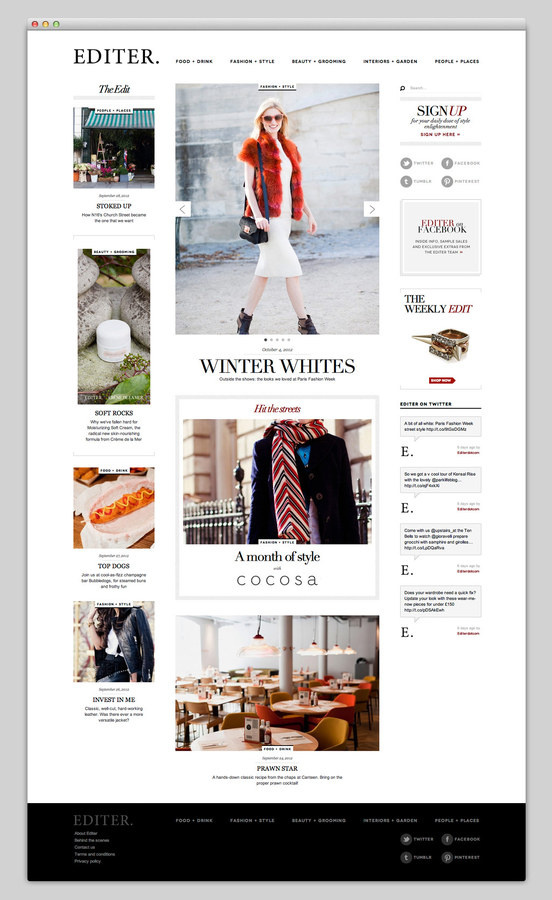 Editer #website #layout #design #web