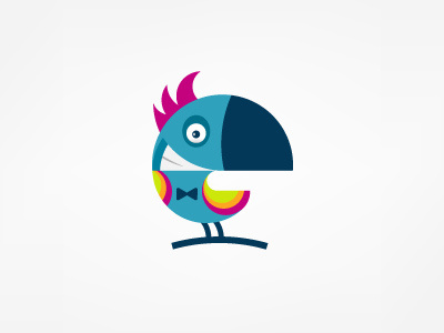 11 09 2012_cacadou_logo #ptaszek #ilustracja