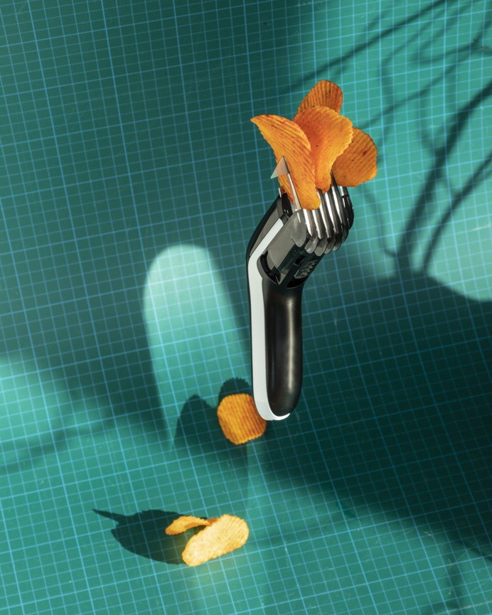 Chips Razor Still Life Photography