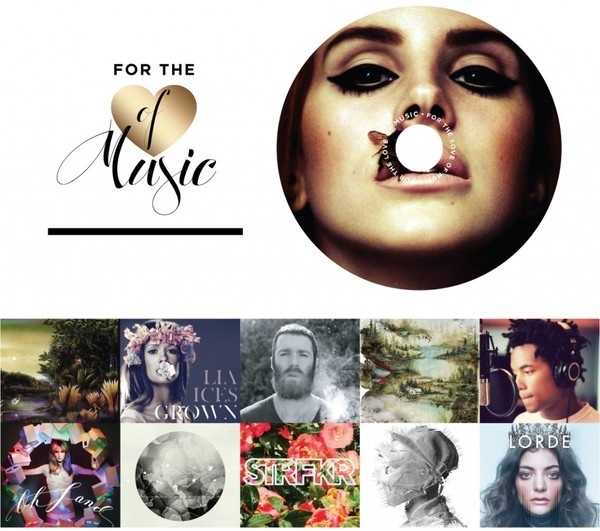 music page #heart #album #lana #cover #gold #music #cd