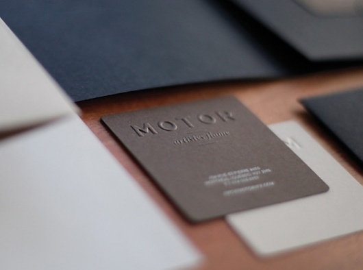 Lovely Stationery . Curating the very best of stationery design #black #paper #emboss #motor #departement
