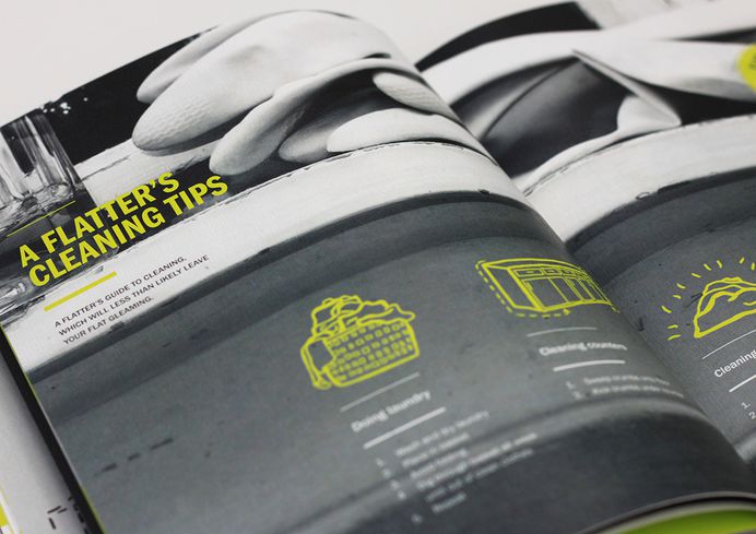 Flatmate's Handbook on Behance