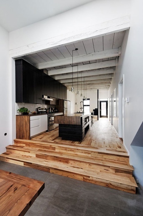 Tumblr #interior #white #wood #kitchen #architecture
