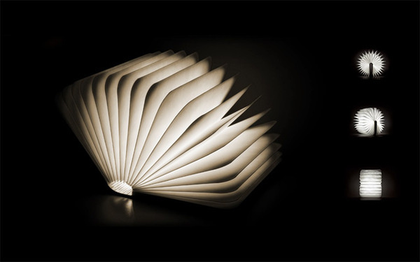 Lumio: A Portable Light that Folds like a Book #light #book