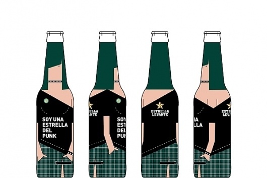 Estrellas de la Música | Sublima Comunicación #rockstar #beer #punk #sublima #packaging #rock #levante #label #star #music #estrella
