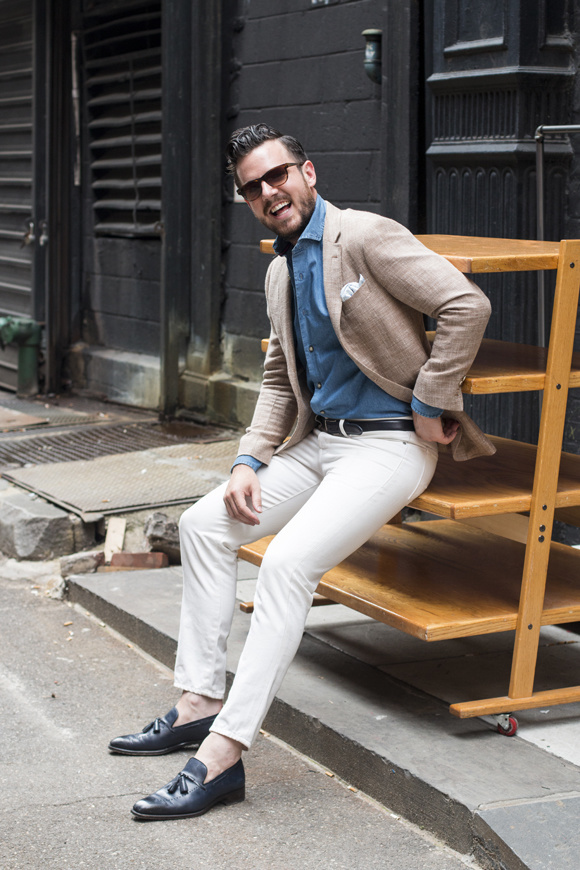 #mens #fashion #denim #loafers #pocketsquare