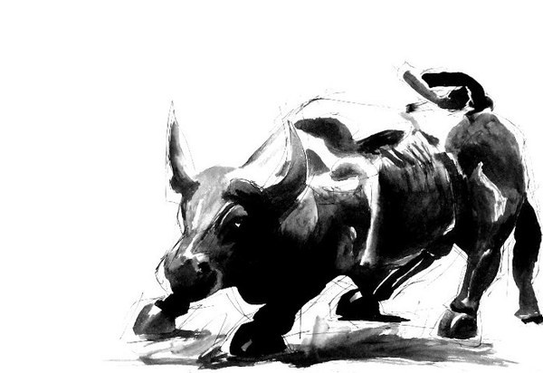 Bull VI | Ink on Paper | 11 #bull