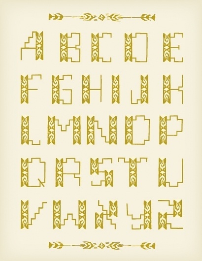 Mary Kate McDevitt #drawn #alphabet #hand #typography