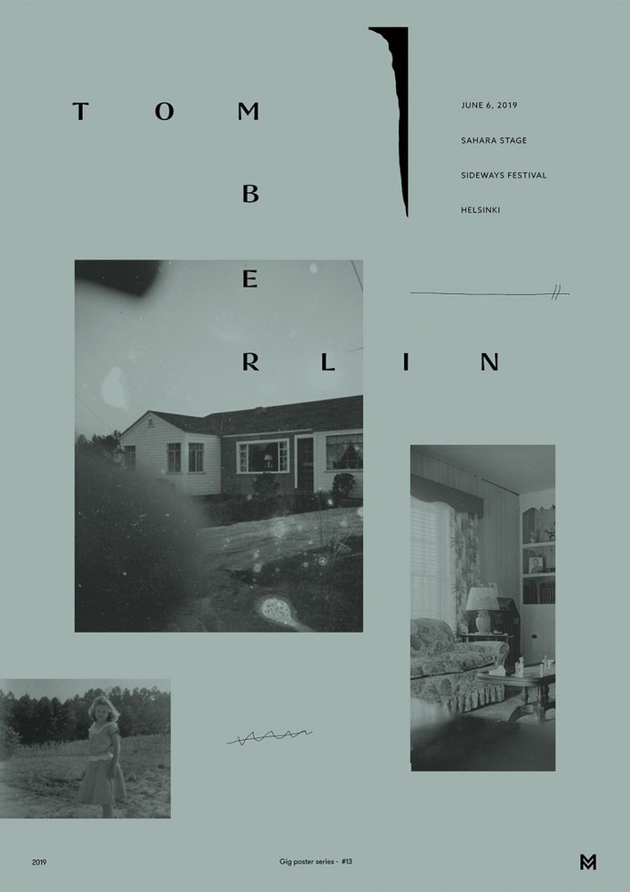 Gig poster project -Tomberlin