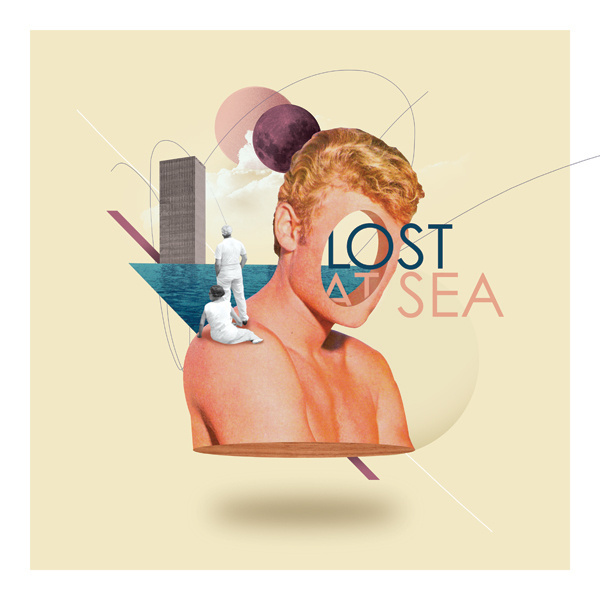 Nazario Graziano / Lost at sea / Colagene.com #photo #futuristic #digital #illustration #sea #portrait #vintage #collage