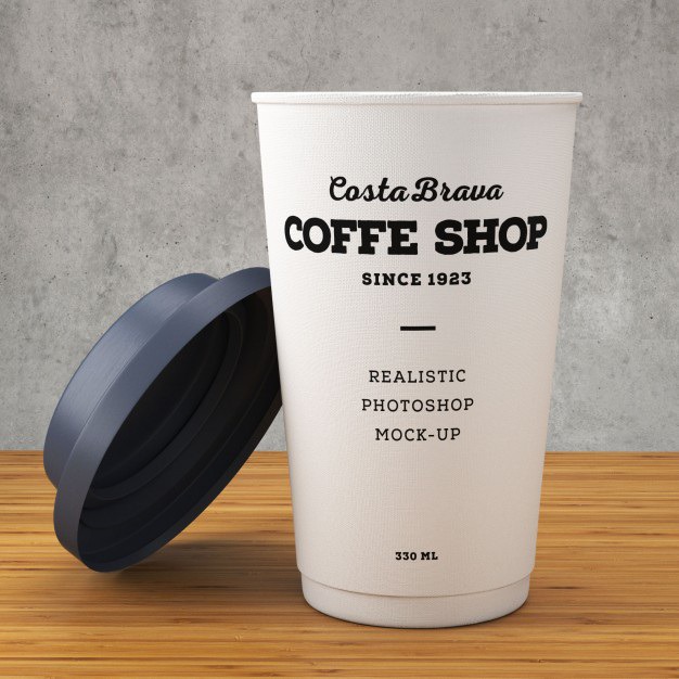 Paper coffee cup mockup Free Psd. See more inspiration related to Mockup, Food, Coffee, Template, Paper, Packaging, Tea, 3d, Cafe, White, Drink, Cup, Mug, Up, Cardboard, Beverage, Blank, Empty, Mock, Lid, Away and Disposable on Freepik.
