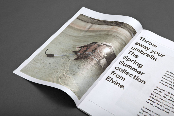 2014 lookbook for Swedish clothing brand Elvine designed by Lundgren+Lindqvist #magazine