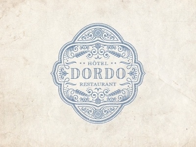 Dribbble - Dordo by JC Desevre #logo #vector #emblem #vintage