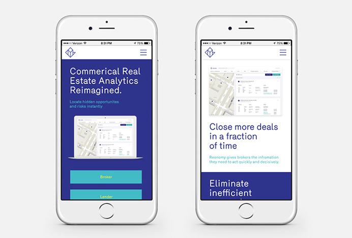 Reonomy by DIA #web design #website #mobile