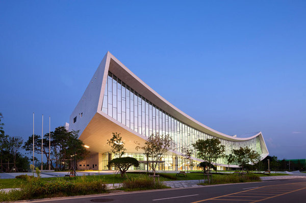 CJWHO ™ (National Library of Sejong City, Korea by...) #korea #construction #design #architecture #library