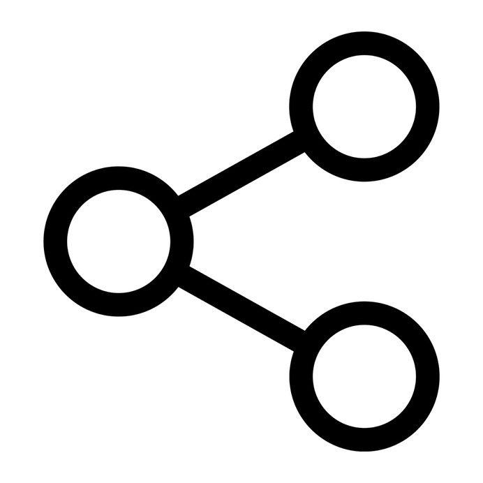 See more icon inspiration related to share, social media, connector, multimedia, social network and circles on Flaticon.