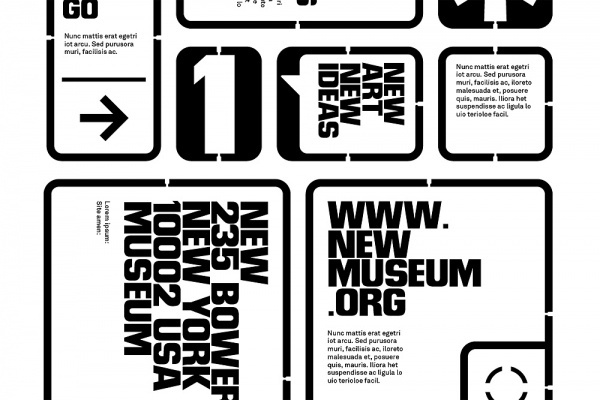 Joshua Distler _ New Museum Membership Kit Sketches #design #typography