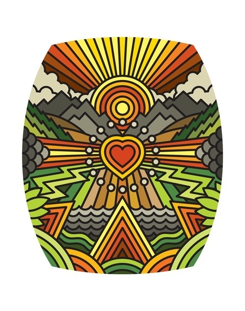 Target Partnered with 10 Highly Respected Designers for Charity The Minneapolis Egotist #glass #illustration #stained