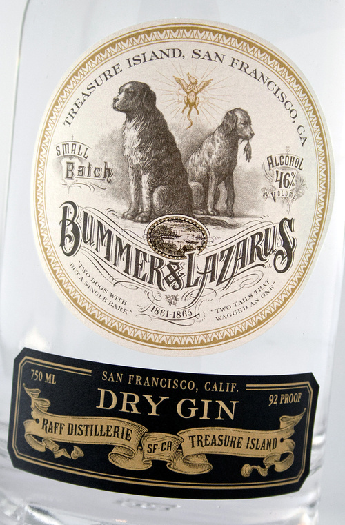 Raff Distillerie ~ Dry Gin ~ Gin Label Design ~ Packaging ~ Auston Design Group
