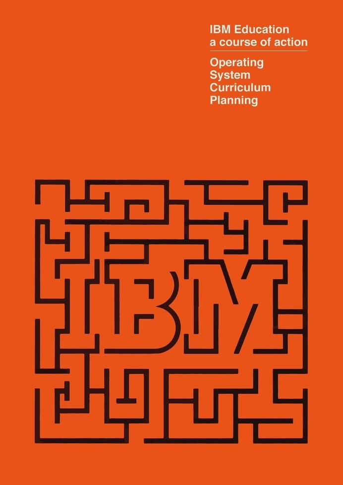 IBM Education - 1971 #international #business #thomas #machines #watson #poster