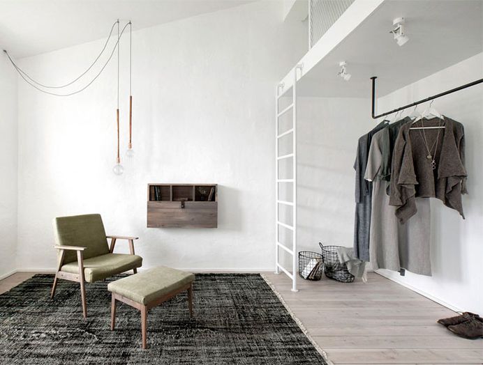 int2 architecture mezzanine apartment russia #decor #interior #home