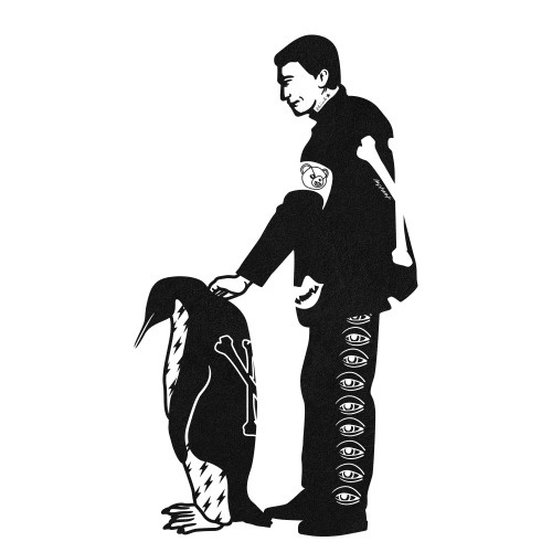 #black #black and white #street #art #streetart #streetfashion #graphic #man #illust #illustration #magazine #design #artwork #man #white #l