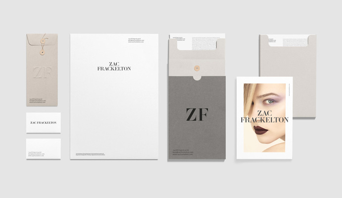 Zac Frackelton #stationary #logo #branding
