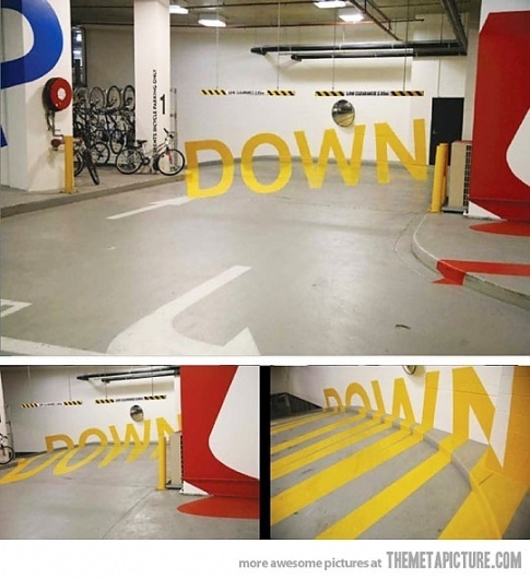 Perspective garage sign #type #perspecitve #garage